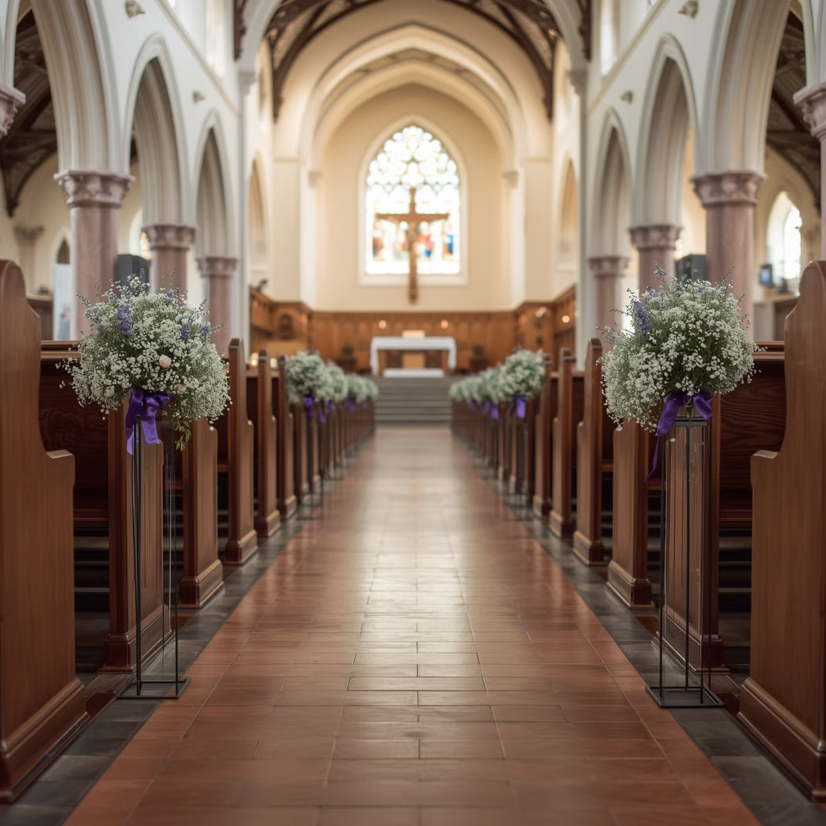"Save-Forever" Lavender Wedding Flowers - Image 10