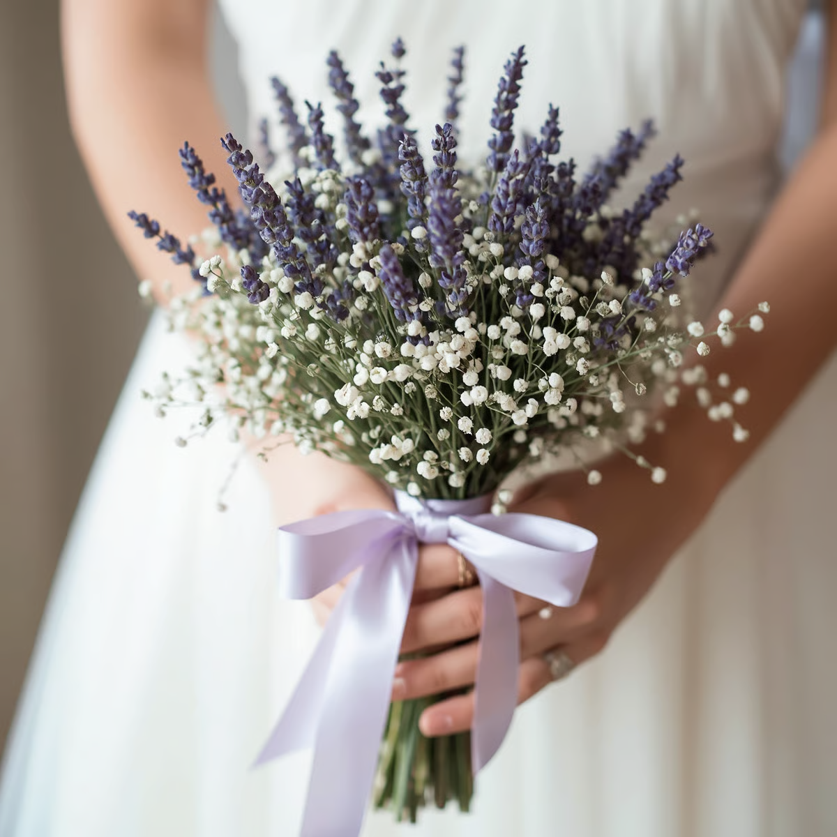 "Save-Forever" Lavender Wedding Flowers - Image 6