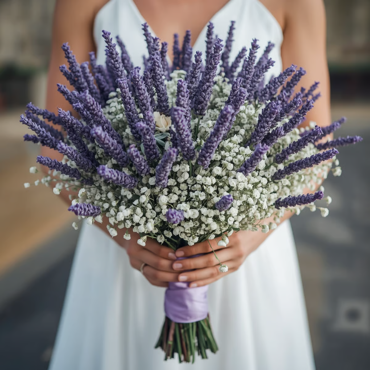 "Save-Forever" Lavender Wedding Flowers - Image 5