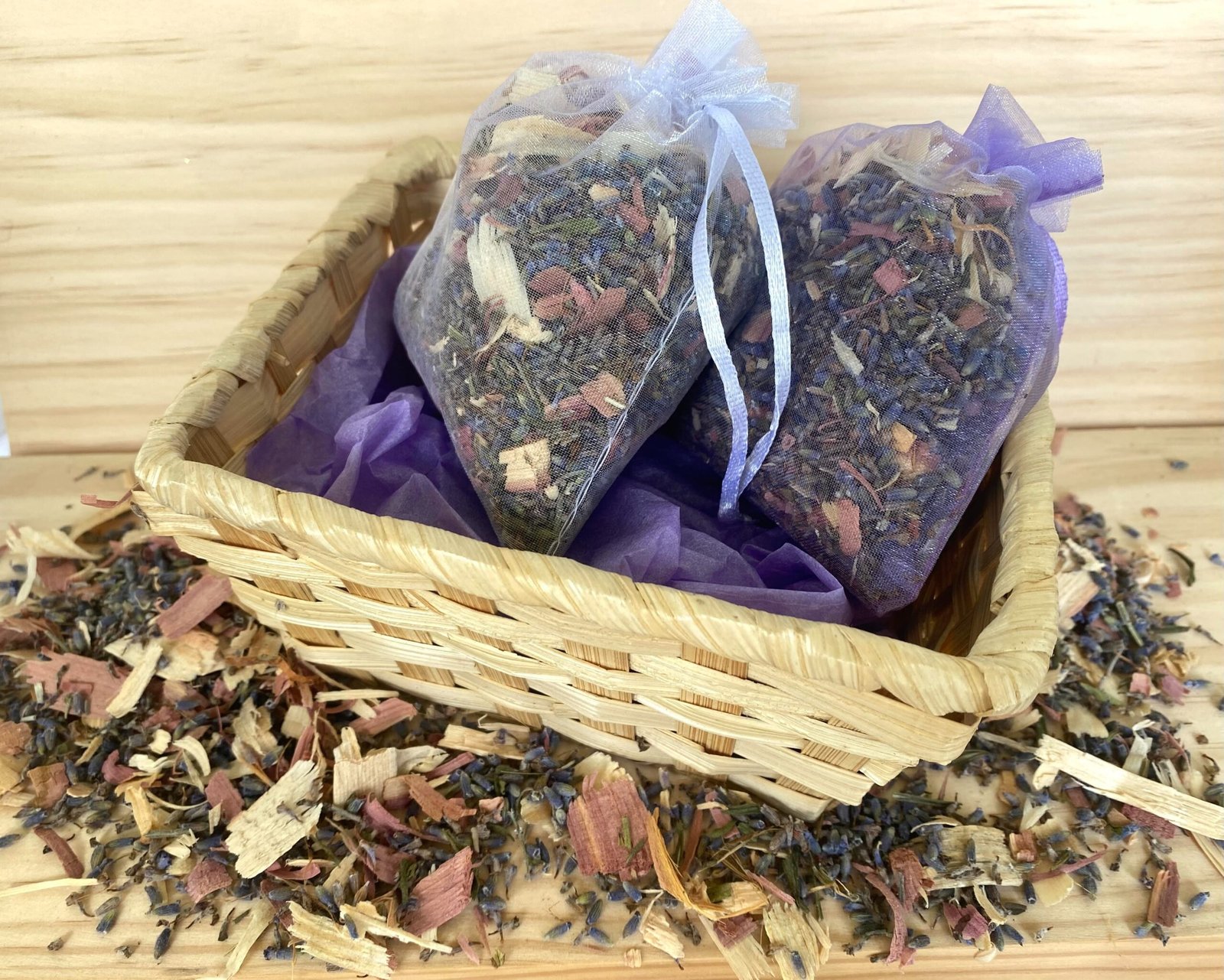 Lavender-Cedar Sachets