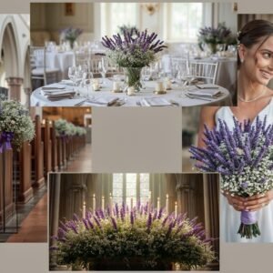 "Save-Forever" Lavender Wedding Flowers
