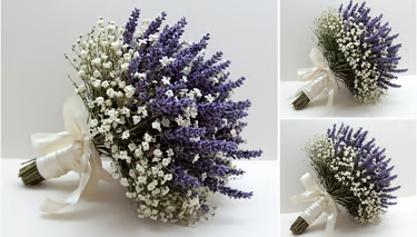 "Save-Forever" Lavender Wedding Flowers - Image 2