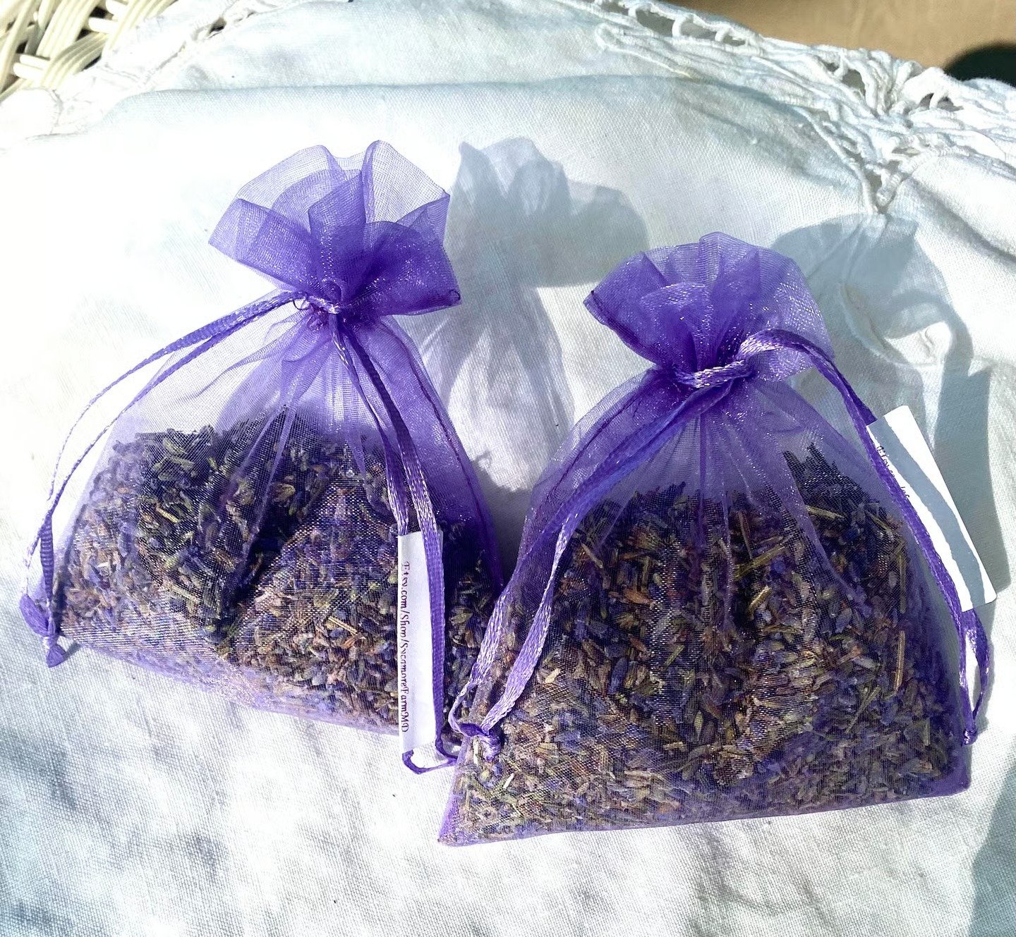 Dried lavender sachets - Image 4