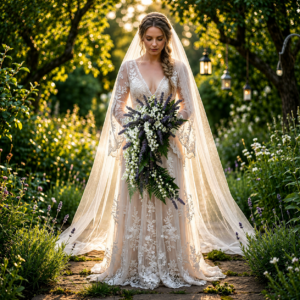Upscale Lavender Bridal Bouquet